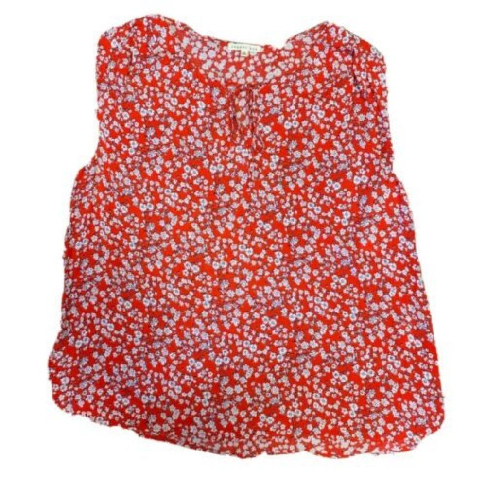 Copper Key Womens boho floral sleeveless red med‎